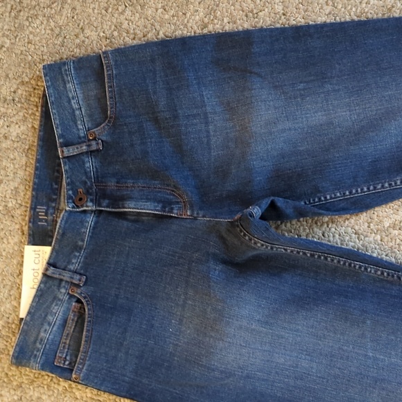 J Jill size 4 authentic fit boot cut jeans New with tags - Picture 3 of 5